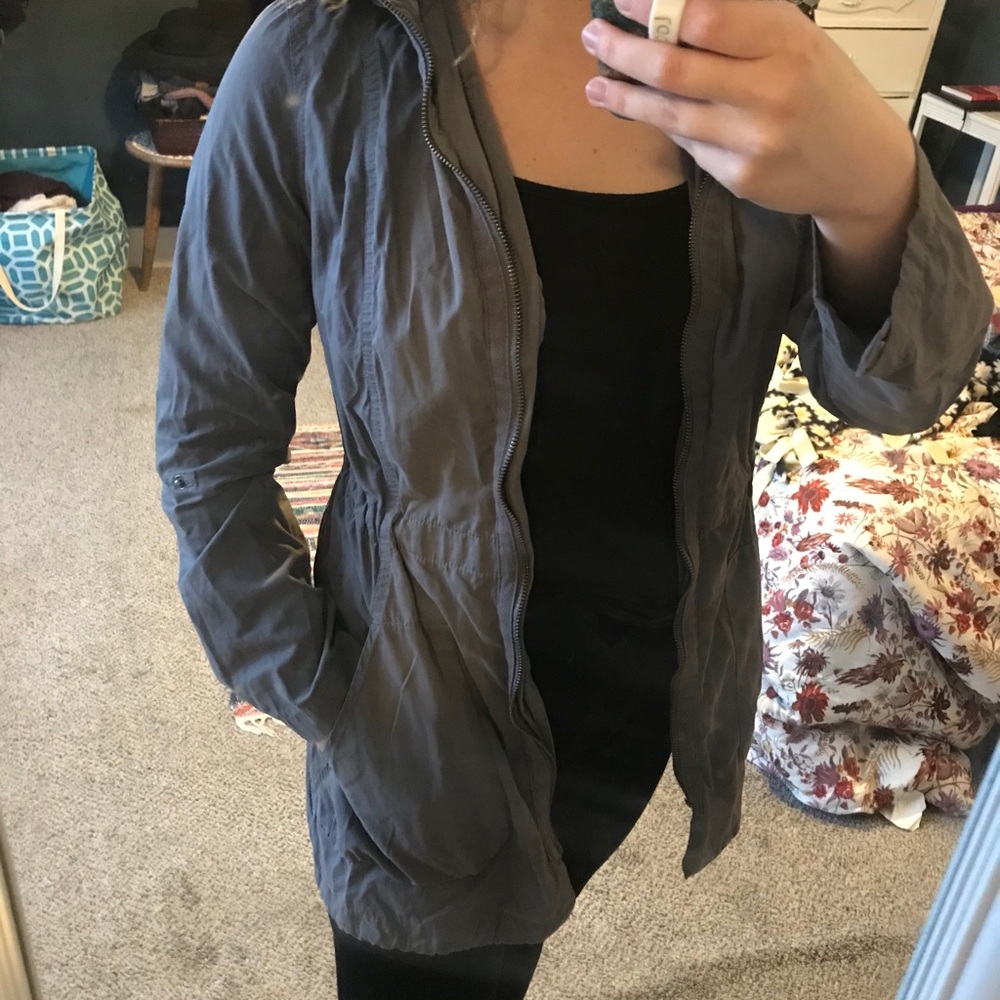 Gray Raincoat